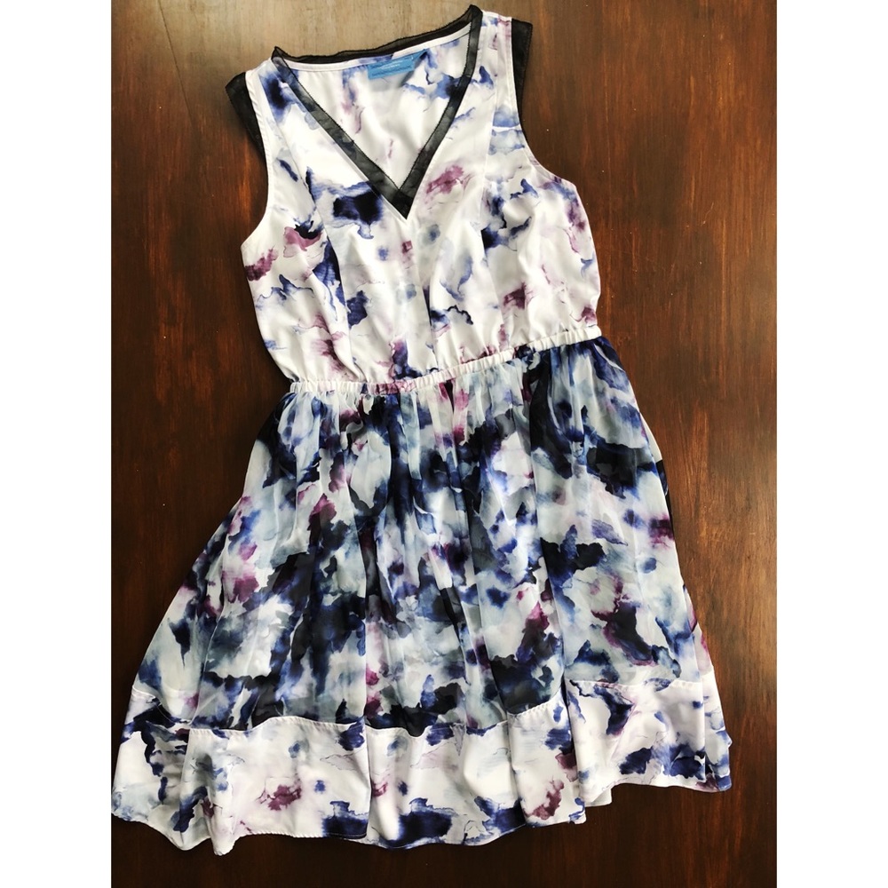 Simply Vera Watercolor Dress by Vera Wang